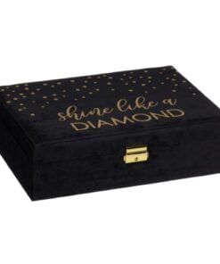 Кутия за бижута " Черен диамант "